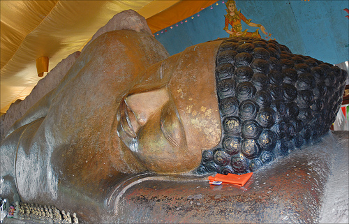 Phnom Kulen National Park - Bouddha couché à Phnom Kulen
