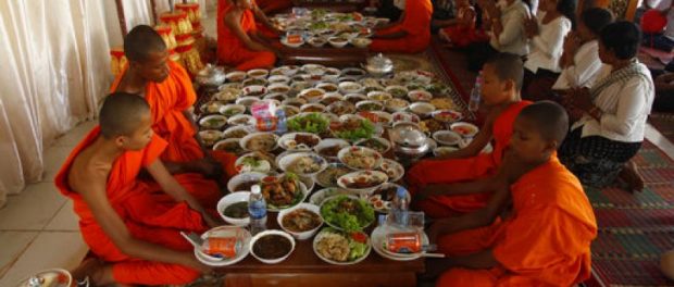 Pchum Ben, une fête religieuse très populaire, la plus célébrée du calendrier khmer.