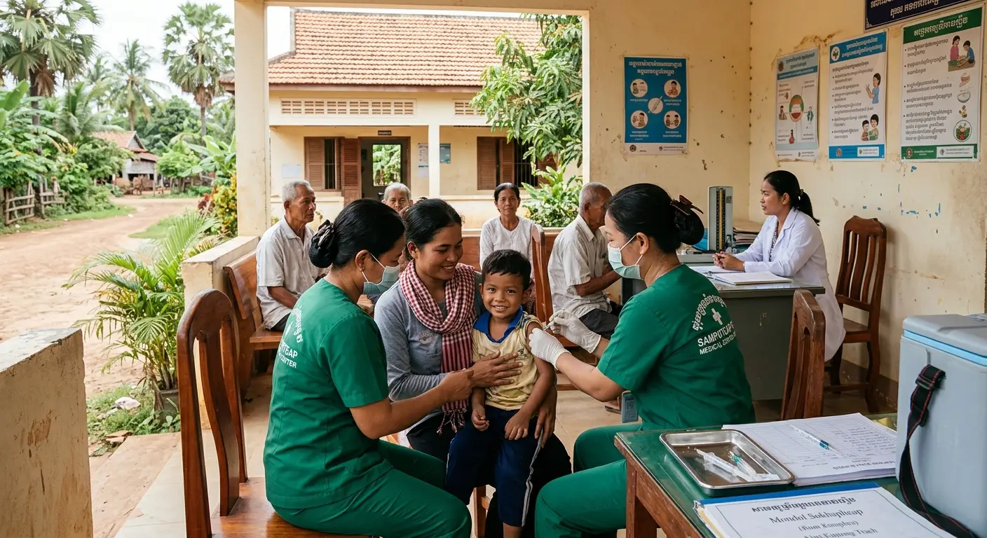 Centre médical cambodgien — vaccination et soins de santé au Cambodge