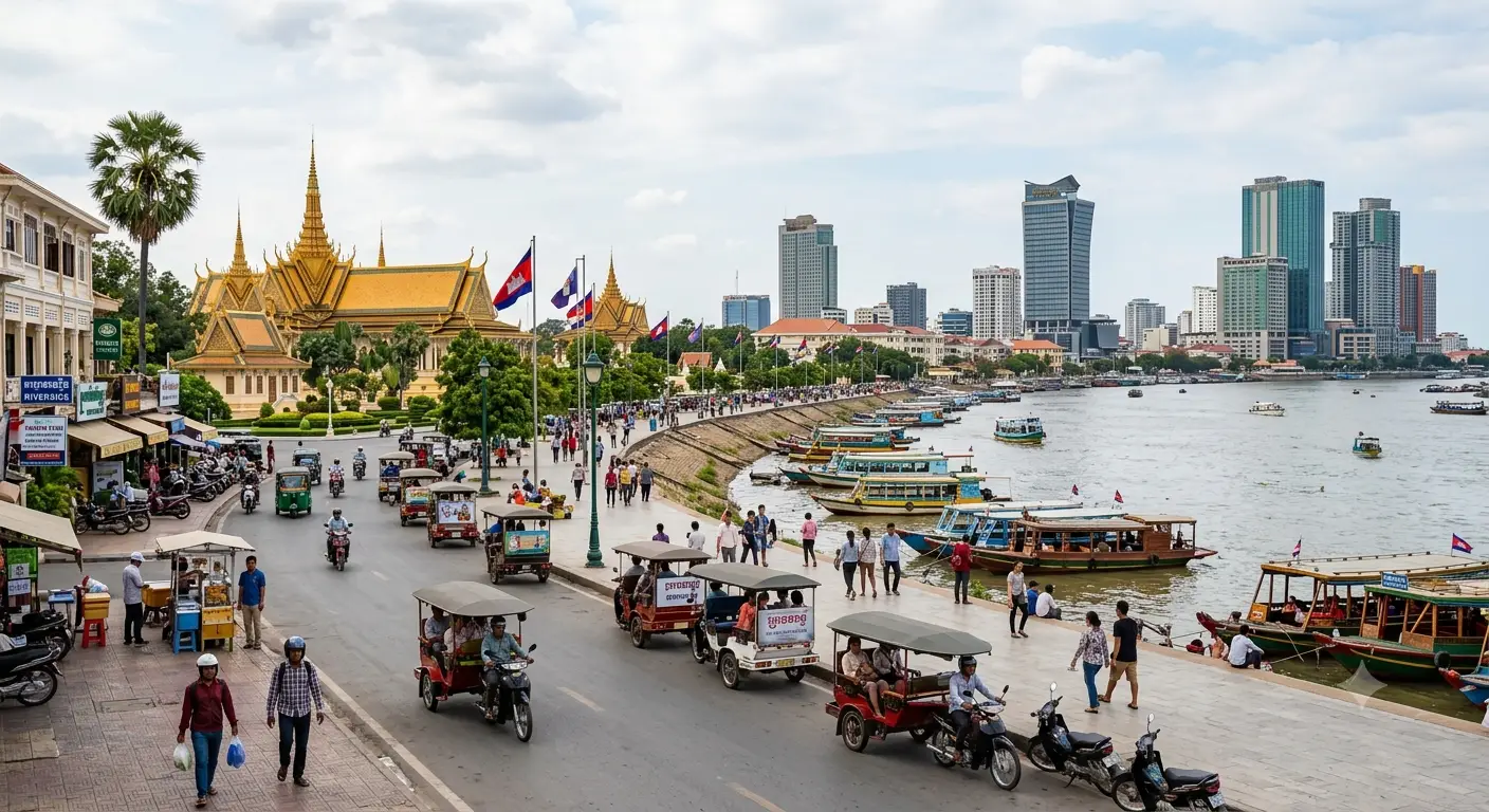 Phnom Penh capitale du Cambodge